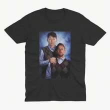 Sun Hyun-Min And Harry.Kane T Shirt| Tottenham Hotspur T Shirt| THFC| Sporen T Shirt - Black - View 1