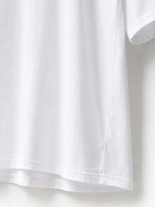Men's Printed T-Shirt & Shorts Set - 100% Pure Cotton, Fun Prints, Street Casual Style - 魏斯 4 - 查看 6
