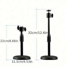 Desktop Webcam Stand, Desktop Camera Mount, Articulating Support, Tripod, Webcam Tripod, Camera Arm - View 3