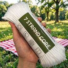 25m/984inch Of 7-Core Rope With A Diameter Of 4Mm, Suitable For Phone Lanyard Weaving Bracelets And Outdoor Camping,Clothesline,DIY Making - Multicolor - View 14
