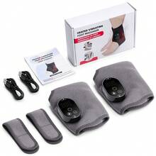 Hailicare 2合1足部與腳踝加熱按摩器,3種模式、3段震動、6段加熱,3000mAh長效電池,易於穿戴,適合多人使用,聖誕節/生日/節日送給朋友與家人的禮物 - 灰色 - 查看 13