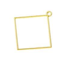 10pcs 48*43mm Geometric Pendant Frames - DIY Jewelry Making Materials, Suitable For Open Pendants, Hollow Earrings, Hanging Necklaces And Bracelets, Perfect For Creating Unique Accessories - Hollowed-out Frame Base - View 4