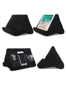 1pc Multifunctional Reading Tablet Stand - Comfortable Reading & Movie Watching Pillow, Durable Material, Bed Tablet Holder, Adjustable Carbon Fiber Tablet Stand, Compressible Angle Reading, Electronic Computer Accessory, Bedside Tablet Support, Bed Reading Stand, Hands-Free Media Access, Bedside Tablet Holder, Adjustable Tablet Stand, Modern Bed Storage, Velvet Texture Pillow - View 9