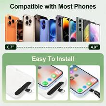 2pcs Wrist Strap, Adjustable Phone Strap, Phone Safety Buckle, Strap Buckle, Sturdy Material, Easy To Clean, Suitable For Smartphones - Black, Essential Item For Going Out - A - View 7