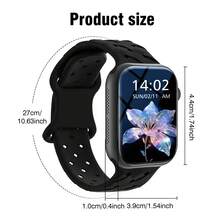 Reloj inteligente con pantalla táctil HD de 5,1 cm - Llamadas inalámbricas, cámara, control de música | Compatible con Android/iOS, unisex, esfera personalizable, alarma y recordatorio de llamadas/mensajes - Multicolor - Ver 5