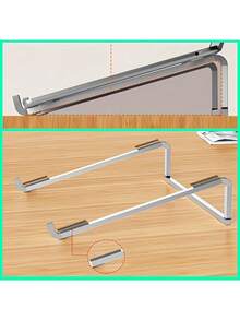 1pc Laptop Stand, Comes With Colorful Gift Box Packaging + Storage Bag, Foldable, Convenient Storage, Ergonomic Design, Suitable For Office, Home, Teachers, Nurses. Great Gift - A - View 1