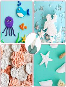 12/4 Buah Stik Embossing Fondant Ujung Ganda Set Alat Pemodelan Tanah Liat Warna Acak Untuk Kerajinan Keramik DIY, Memahat dan Memodelkan Keramik DIY, Perlengkapan Kerajinan Tanah Liat, Alat Fondant - MultiWarna - View 6