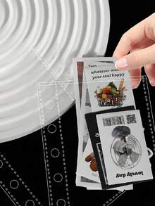 10pcs Sticker Book Loose Leaf, Sticker Book Making Inner Page, Suitable For Sticker Books, Notebooks, Savings Plan Books, Collages, Crystal Bubble Stickers, Back To School Supplies, Student Supplies, Office Supplies,Back To School Season - A - View 4