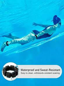 Magnetic Ankle/Wrist Weights, Waterproof & Non-Slip, Adjustable & Stackable, Suitable For Yoga, Pilates, Swimming, Gym Workouts And Daily Training, Unisex Fitness Gift - Multicolor - View 6