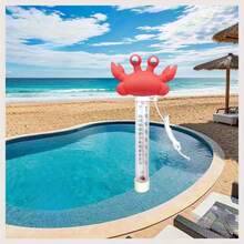 Termómetro flotante blanco multifunción para temperatura de agua y aceite, medidor de temperatura flotante específico para piscina - A - Ver 4