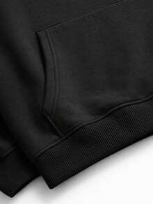 Cute Black Cat Kangaroo Fleece Hoodie, Printed Jacket, Geek Style Sweatshirt - 黑貓 - 查看 7