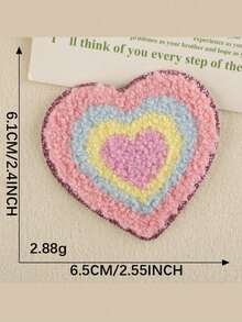 Strong Adhesive Heart-Shaped Self-Adhesive Embroidery Patch, Shiny Embroidery Patch, Suitable For Teenagers, Can Quickly Decorate Jackets, Hats, Towels, Bags, Jeans, Backpacks, Coats, Essential Accessory For DIY Clothing Accessories And Home Decor - Embroidery Patch - View 10