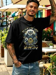 Men T-Shirts - Black - View 1