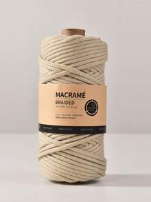 Tali Katun Kepang Tebal 5mm/50m, Tali Katun Warna Serbaguna, Cocok Untuk Merajut DIY, Sulaman, dan Dekorasi Pesta Liburan - MultiWarna - View 13