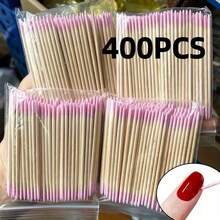 1組400支棉棒套裝－頭部設計，適用於清潔耳朵、化妝、旅行－柔軟舒適的一次性棉棒－包裝，衛生單次使用－適用於居家、沙龍或戶外使用－多功能個人護理必需品 - A - 查看 6