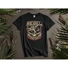 Camiseta  Ship X-Wing para Hombre y Mujer Unisex, Camiseta Clásica con Estampado Retro, Camiseta Casual de Manga Corta 100% Algodón para Hombre y Mujer, Estilo Urbano Mexicano, Atuendo Diario a la Moda, Y2K Hombre/Latin Trap/Moda Urbana/Atmósfera de Festival - Negro - Ver 1
