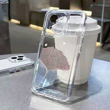 Ginkgo Leaf Phone Case Suitable For Apple 15 Pro Max,  16 Pro, Advanced 14 Pro, New 13, Floral 17 - Space Shell With Fine Pores - Transparent - Ginkgo Leaf Silver - View 7