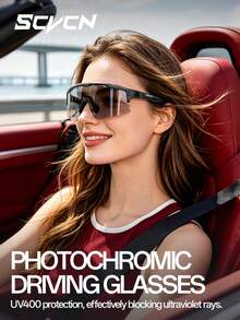 SCVCN Photochromic Outdoor Sports Eyeglasses For Cycling, Biking, Running, Hiking, Camping, Daily Wear, Road Cycling Gear, Unisex - Multicolor - View 4