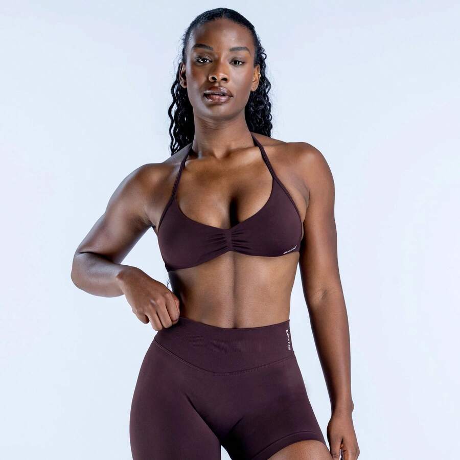 Women's Impact Zip-Up Fitness Crop Top, Long Sleeve Sports Crop Top, Seamless Gym Running Tops, Quick-Dry Workout Shirt For Pilates And Yoga, 2026 - 濃縮咖啡bra - 查看 1