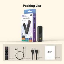Q96 OHP A X10 Android TV Stick, Supports WiFi 6 & 5G, Android 14, Bluetooth 5.0, Voice Remote Control, CPU RK3518, Suitable For Home Gathering, IPTV - Black - View 10