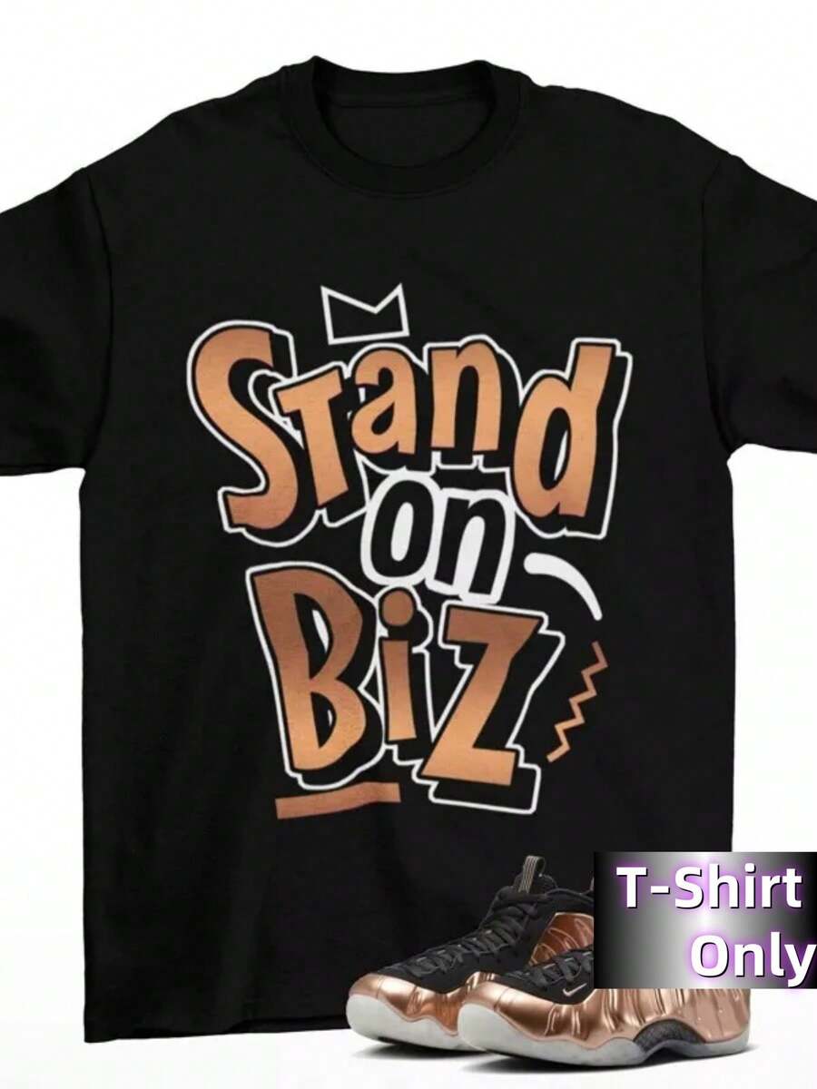 Strictly Biz Shirt Black To Match Foamposite One Copper FZ9902-001 - Black - View 1