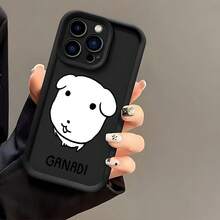 Funda para teléfono: Carcasa de perro GanadiS de dibujos animados para 17 16e 16 15 14 13 12 11 Pro X XR XSMAX 8 Plus, cubierta trasera de TPU suave anticaídas - Colores mezclados - Ver 1