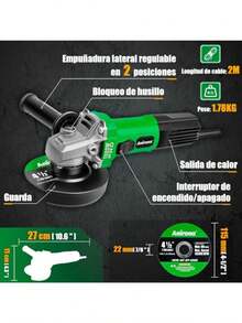 Electric Grinder & Grinder - Green - View 2