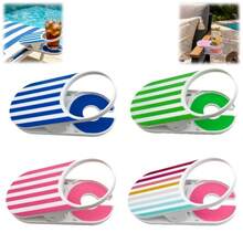 1pc Universal Clip-On Beverage Cup Holder, Suitable For Desk Side Clip, Can Be Clipped To Desk And Chair, Adjustable Clip Mouth, Non-Slip Silicone Cup Holder, Suitable For Beach, Camping, Office Use - Clip-on Beverage Holder - View 1