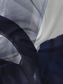 Camiseta de exterior para hombre - Tejido de poliéster transpirable con estampado geométrico, corte regular y cuello redondo, adecuada para gimnasio y uso casual |   Lavable a máquina, apta - Negro - Ver 5