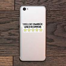 1PC Sarcastic Corporate Office Humor Sticker, Excellent Coworker Saying Vinyl Decal For Laptop Water Bottle Notebook, Waterproof Job Vibe Decal Sticker, Aesthetic Stationery Journaling Scrapbook Gift For Boss - S2237 - View 6