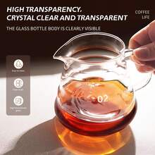 Glass Coffee Server For Drip Coffee Maker, Standard Glass Coffee Carafe, Coffee Pot With Lid, Clear, Available In 360ml, 600ml, And 800ml Sizes - Multicolor - View 5