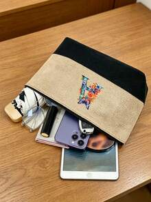 沙灘托特包，女士帆布包與遮陽帽沙灘配件套裝，適用於婚禮、生日、假期及其他場合，送給女性、母親、老師、朋友、伴娘、學生的完美禮物，開學季大容量包，度假週末短途旅行手提包，送給好朋友的個性化生日禮物 - 彩色 - 查看 8