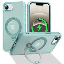Phone Case: Compatible With IPhone 17 Pro Max Air / 15 / 14 / 16 Plus; Supports Magnetic Attachment And Features An Anti-Slip, Semi-Transparent Design. - 玫瑰金 - 查看 4