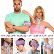Summer Sports Cooling Ice Scarf, Tie-On Hands-Free Gel Cold Compress Neck Band, Outdoor Running Fitness Heat Relief Ice Pack, Multi-Scenario Portable Cooling Neck Accessory - Multicolor - View 4
