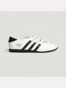 Adidas Originals 女款 ORIGINALS ANFU "Anfu" 休閒復古瑪麗珍薄底 T 型綁帶鞋 KH6225 - 黑與白 - 查看 2