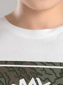 Timberland Men's Outdoor Casual Breathable Round Neck Printed Short Sleeve T-Shirt - White - View 4