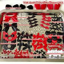 Colorful Accessories Set Series: Lace Trim Card Holder Decoration DIY Support Bag Handmade Accessories Materials, Push-Live/Push-Live Peripheral, Otaku Life, Cute Cat And Rabbit Shapes, New Semester Stationery, Student Supplies - A - View 5
