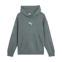 Puma 春秋款簡約百搭男士連帽套頭長袖針織運動衛衣 68348082 - 夜綠 - 查看 1