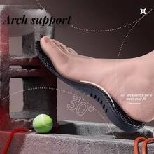 Highly Elastic Insole, With Arch Support And Breathable Foot Cushion, Suitable For Basketball And Various Sports Shoes, Comfortable Sports Insole - Black - View 4