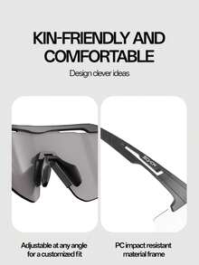 SCVCN Photochromic Outdoor Sports Eyeglasses For Cycling, Biking, Running, Hiking, Camping, Daily Wear, Road Cycling Gear, Unisex - Multicolor - View 7