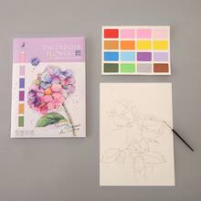 Creative Watercolor Painting Book, Coloring Book, Gouache Sketchbook, Notebook, Drawing Pad, Watercolor Paper - Multicolor - View 1