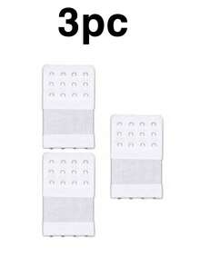 3pcs/Set Women's Bra Extender, 2-Hook/3-Hook/4-Hook Optional, Soft Elastic Back Bra Extender, Bra Extender, Women's Lingerie Bra Hook Extender, Elastic Adjustable Shoulder Strap Extender, Soft Lingerie Accessories, Multiple Colors Available, Comfortable Fit - Multicolor - View 22