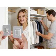 Wall-Mounted Adhesive Replacement Pads For Kitchen Bathroom Shower Caddy Storage Rack Holder No-Drill Adhesive Hooks - A - View 8