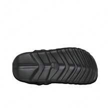 Zuecos Crocs Duet Max de EVA, estilo deportivo, suaves, cómodos, transpirables, unisex, color negro liso. - Negro - Ver 6