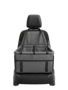 1件升級版防塌陷高品質寵物汽車座椅，後座寵物墊，汽車寵物籃，網狀透氣加高可折疊設計，厚實材質耐刮耐磨，不黏毛，適合小型與中型犬汽車床，汽車寵物籃汽車寵物安全座椅，汽車防污座椅墊，寵物旅行汽車床，寵物旅行必需品，汽車寵物防刮墊，貓狗通用汽車包狗汽車座椅 - 可調節肩帶與安全儲物隔層 - 彩色 - 查看 10