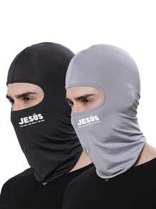 1pc/2pcs Unisex Printed Balaclava Head Mask Motorcycle Bicycle Inner Cap, Suitable For Daily Use, Travel, Hiking And Climbing - Multicolor - View 16