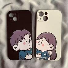 Diseños Divertidos y Juguetones con Patrones de Parejas, Adecuados para  16, 16 Plus, 16 Pro, 16 Pro Max,  15, 15 Plus, 15 Pro, 15 Pro Max, 14, 14 Plus, 14 Pro, 14 Pro Max, 13, 13 Pro, 13 Pro Max, 12, 12 Pro, 12 Pro Max, 11, 11 Pro Max, 7, 8, X, XS. Fundas Exclusivas para Teléfono, Resistentes a la Suciedad, Elegantes y Modernas. Regalo para Amigos, Familiares, Fanáticos, Festival - Color mixto 2 - Ver 2