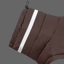 Pet Cotton Padded Down Jacket, Water-Repellent + 3-Layer Down-Locking Warm & Windproof Adjustable Dog Coat, With Reflective Strip, Suitable For Large/Medium/Small Dogs For Indoor/Outdoor Cold Weather Dog Vest - Multicolor - View 11