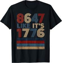Like It3;S 1776 - Retro Vintage Gifts T-Shirt - 黑色 - 查看 1