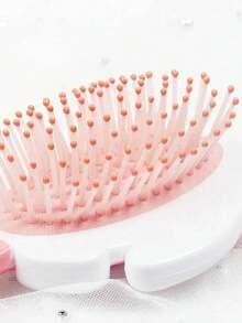 1pc Cute Shaped Air Cushion Comb For Girls Scalp Massage Brush Suitable For Both Wet And Dry Hair Anti-Static To Smooth Frizzy Hair - Multicolor - View 2